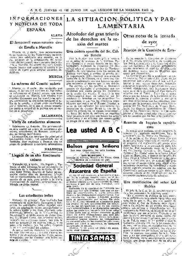 ABC MADRID 18-06-1936 página 19