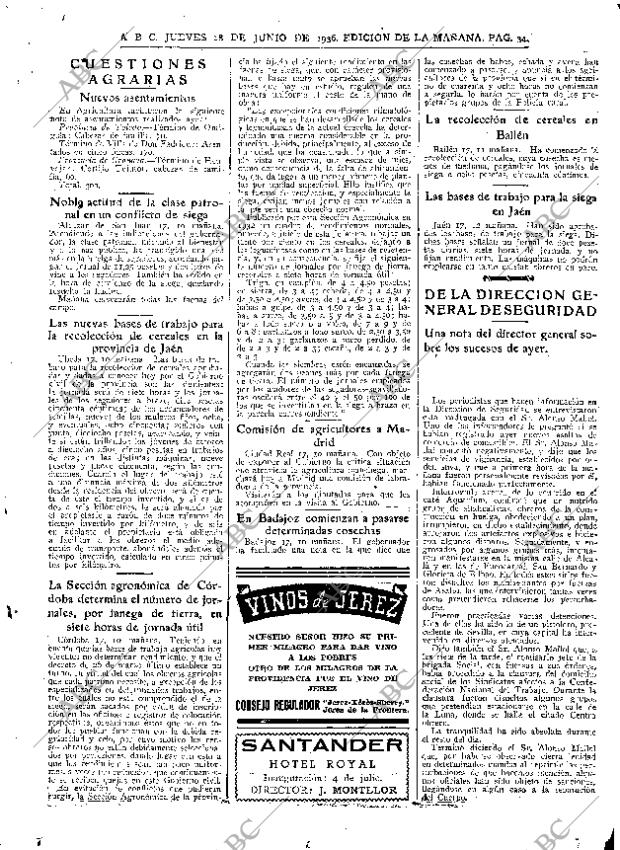 ABC MADRID 18-06-1936 página 34
