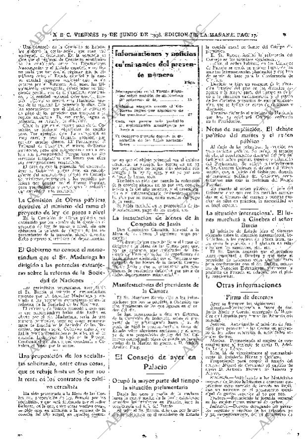 ABC MADRID 19-06-1936 página 17