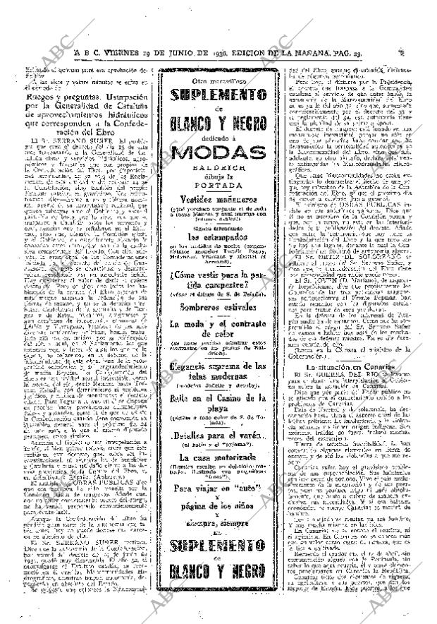 ABC MADRID 19-06-1936 página 23