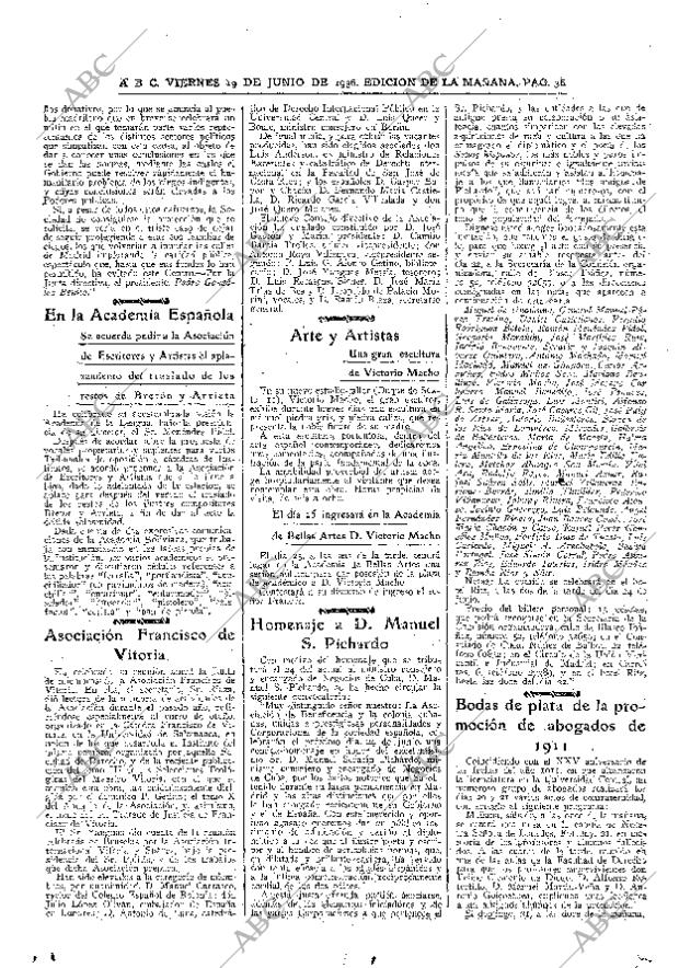 ABC MADRID 19-06-1936 página 36