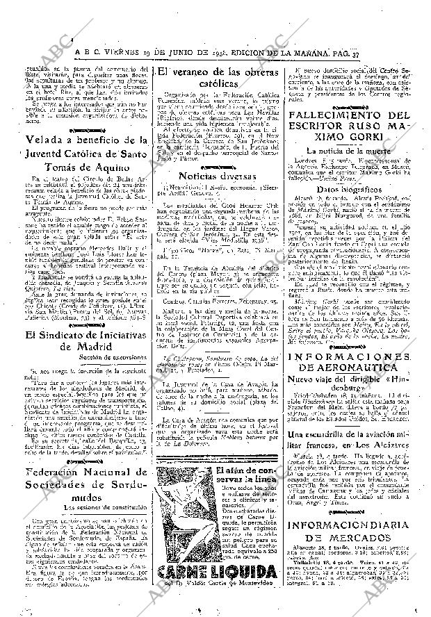 ABC MADRID 19-06-1936 página 37