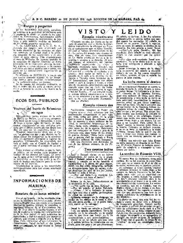 ABC MADRID 20-06-1936 página 29