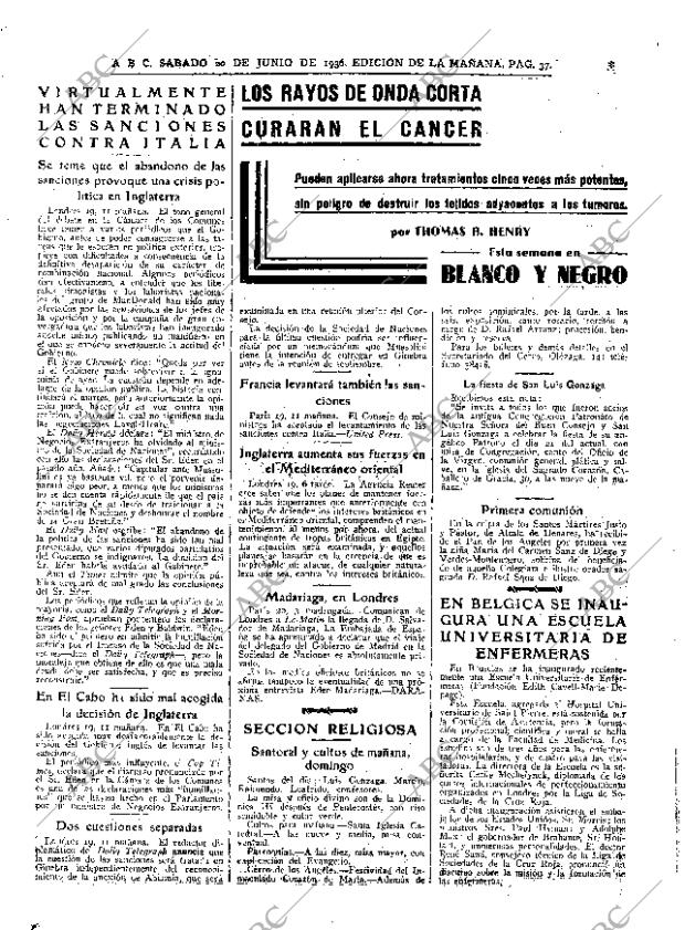 ABC MADRID 20-06-1936 página 37