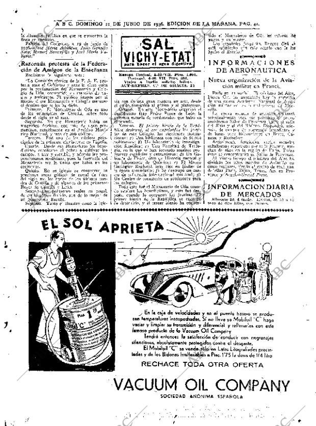 ABC MADRID 21-06-1936 página 40