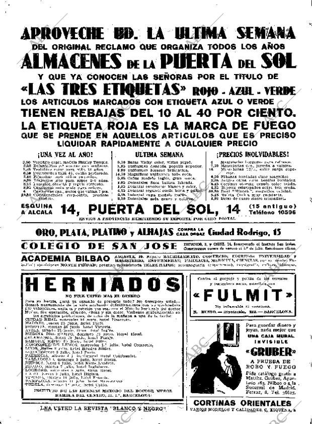 ABC MADRID 21-06-1936 página 68