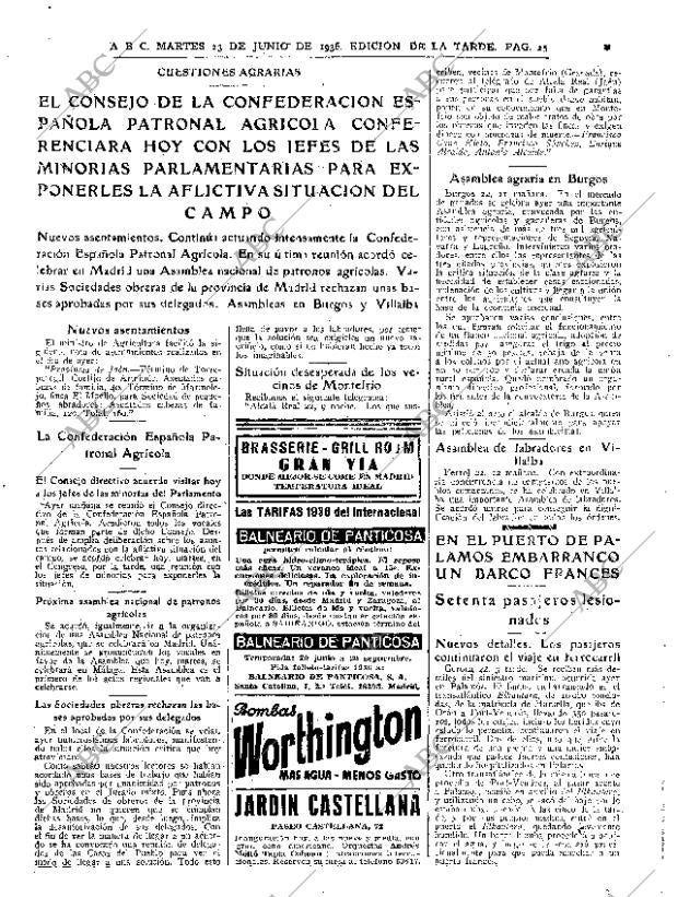 ABC MADRID 23-06-1936 página 25