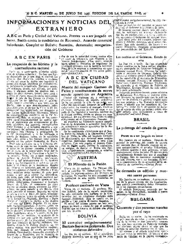 ABC MADRID 23-06-1936 página 27