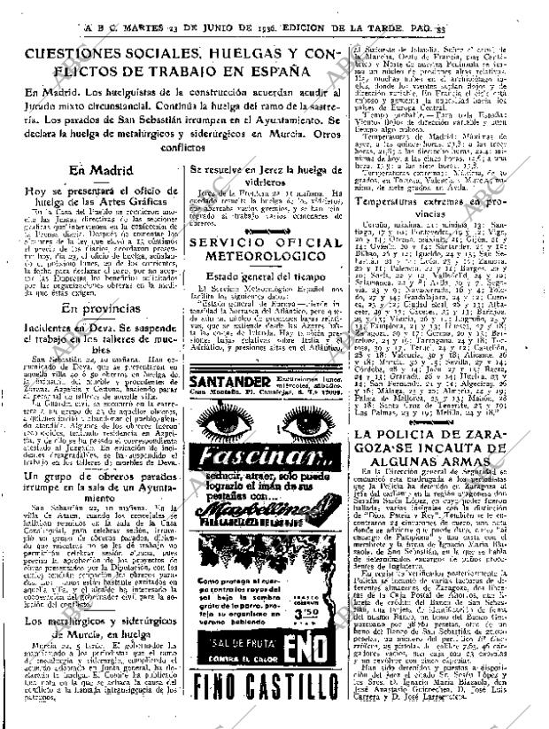 ABC MADRID 23-06-1936 página 33