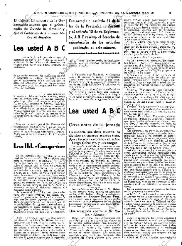 ABC MADRID 24-06-1936 página 18