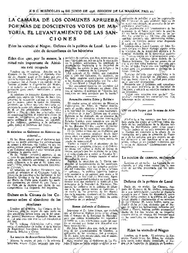 ABC MADRID 24-06-1936 página 21