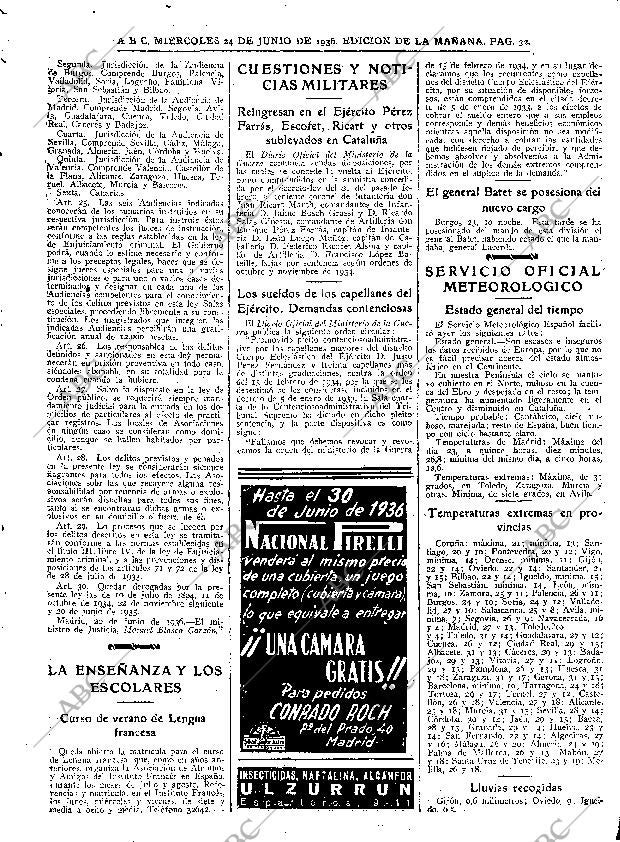 ABC MADRID 24-06-1936 página 32