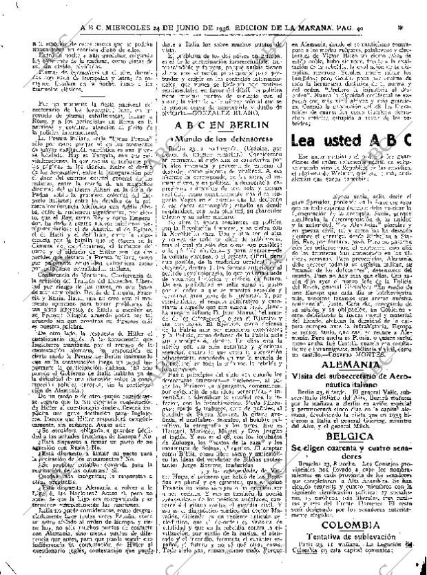 ABC MADRID 24-06-1936 página 40