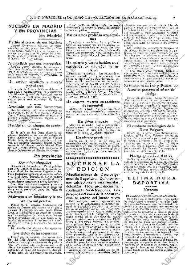 ABC MADRID 24-06-1936 página 45