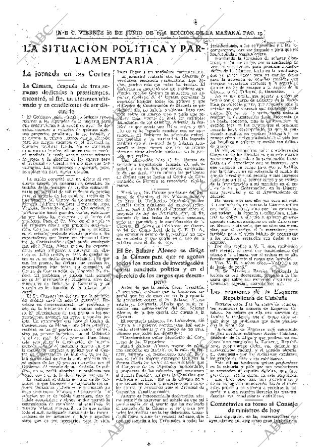 ABC MADRID 26-06-1936 página 19