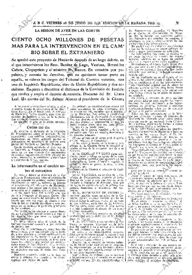 ABC MADRID 26-06-1936 página 23