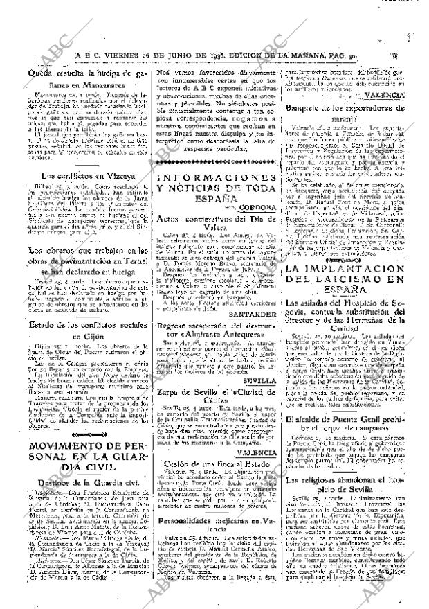 ABC MADRID 26-06-1936 página 30