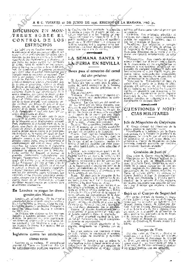 ABC MADRID 26-06-1936 página 32