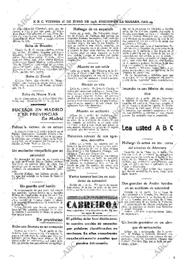 ABC MADRID 26-06-1936 página 45