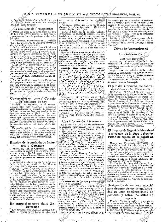 ABC SEVILLA 26-06-1936 página 17