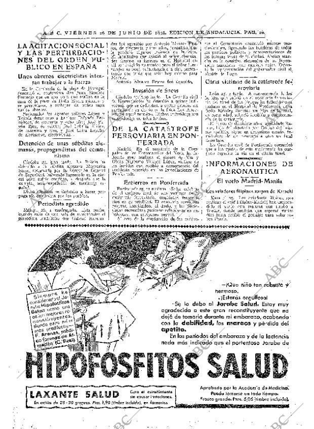 ABC SEVILLA 26-06-1936 página 22