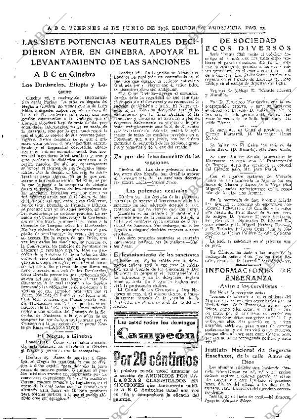 ABC SEVILLA 26-06-1936 página 25
