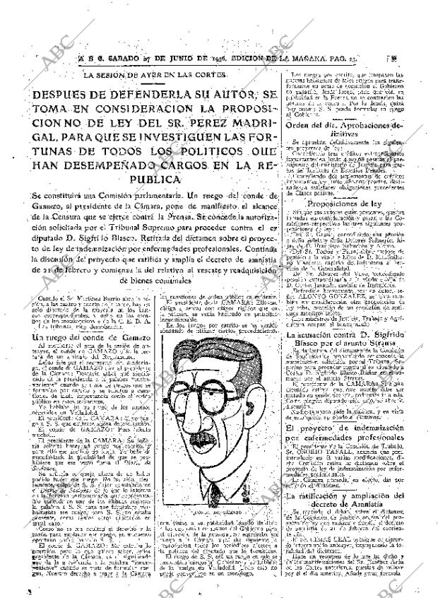 ABC MADRID 27-06-1936 página 23