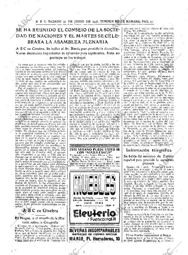 ABC MADRID 27-06-1936 página 27