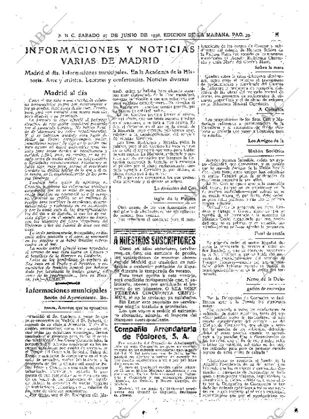 ABC MADRID 27-06-1936 página 39