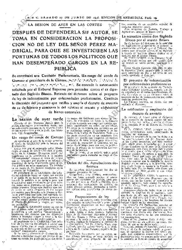 ABC SEVILLA 27-06-1936 página 19