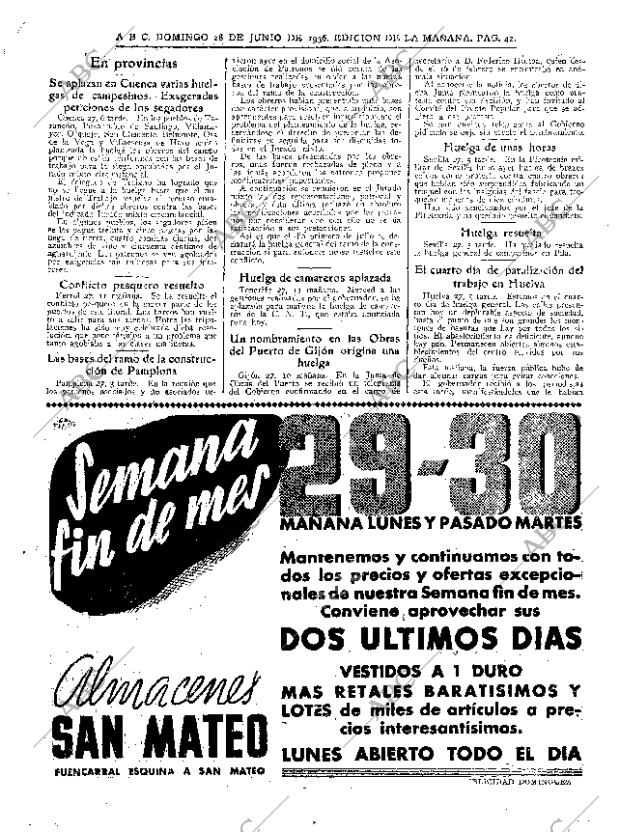 ABC MADRID 28-06-1936 página 42