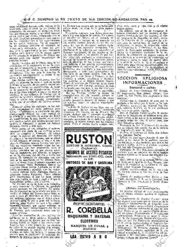 ABC SEVILLA 28-06-1936 página 44