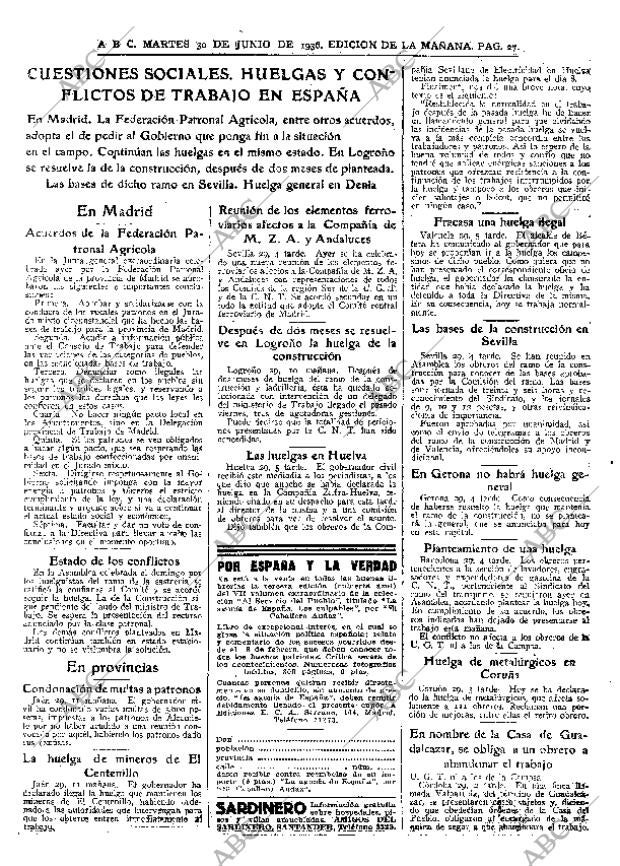 ABC MADRID 30-06-1936 página 27