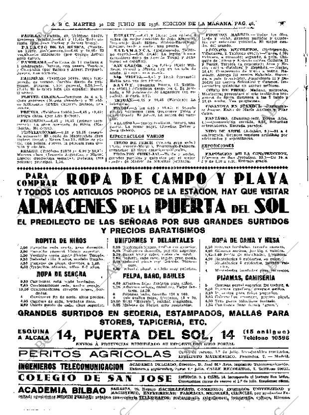 ABC MADRID 30-06-1936 página 46