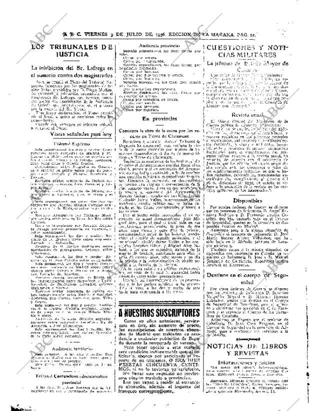 ABC MADRID 03-07-1936 página 22