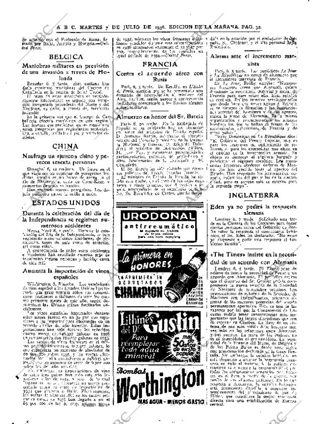 ABC MADRID 07-07-1936 página 32