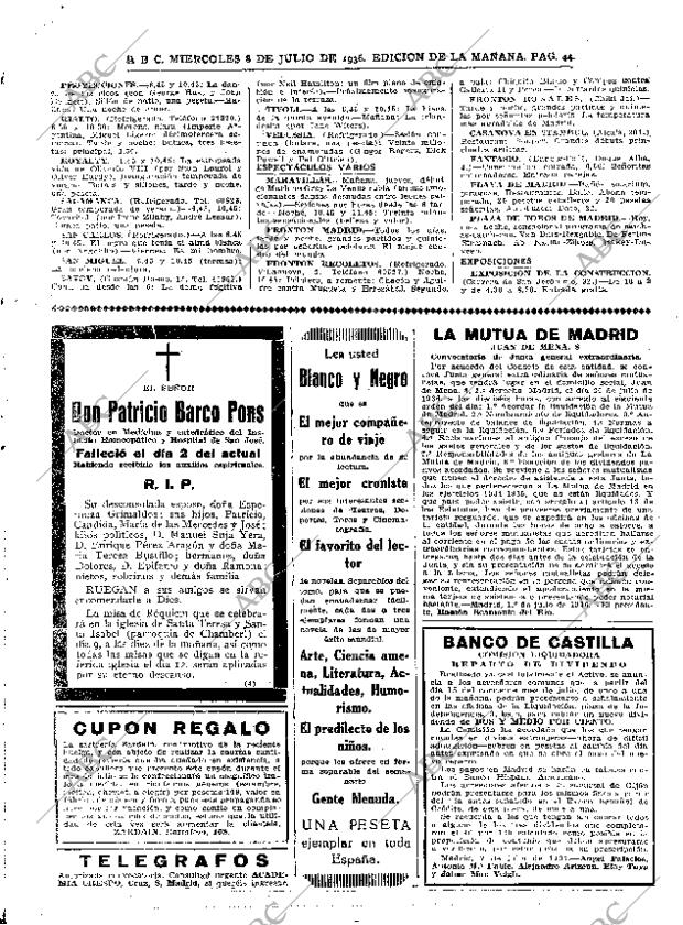 ABC MADRID 08-07-1936 página 44