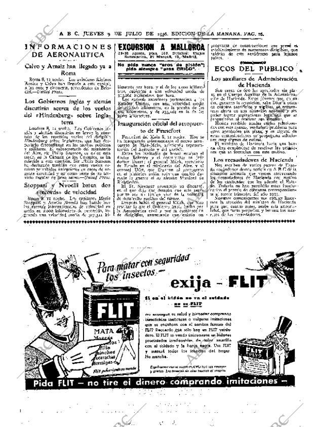 ABC MADRID 09-07-1936 página 16