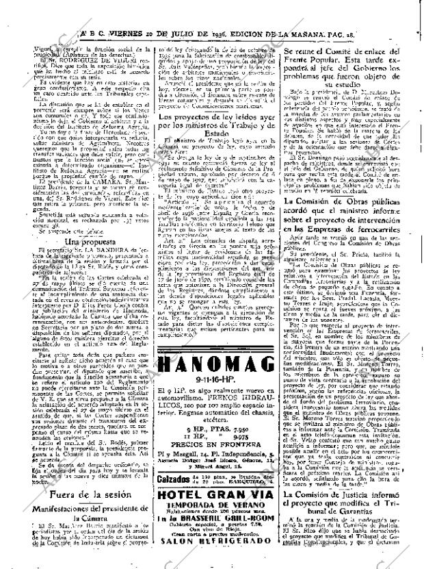 ABC MADRID 10-07-1936 página 28