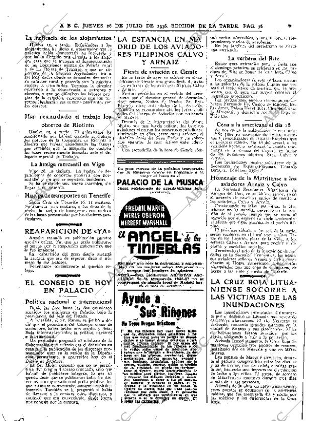 ABC MADRID 16-07-1936 página 36