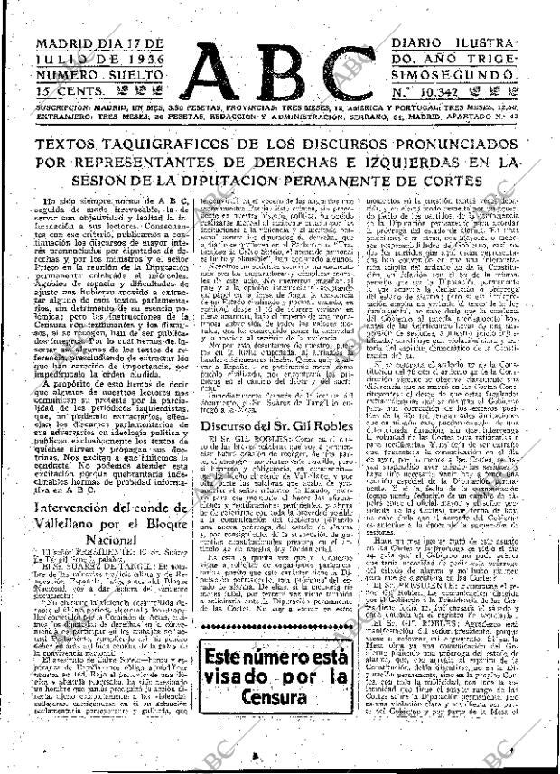 ABC MADRID 17-07-1936 página 17