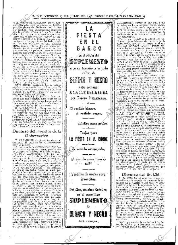 ABC MADRID 17-07-1936 página 25