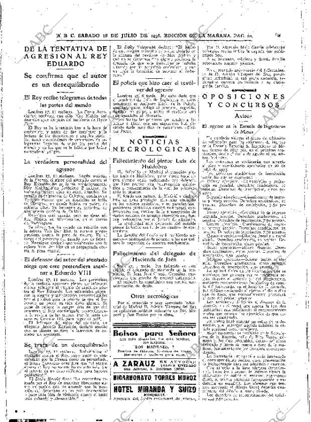 ABC MADRID 18-07-1936 página 20