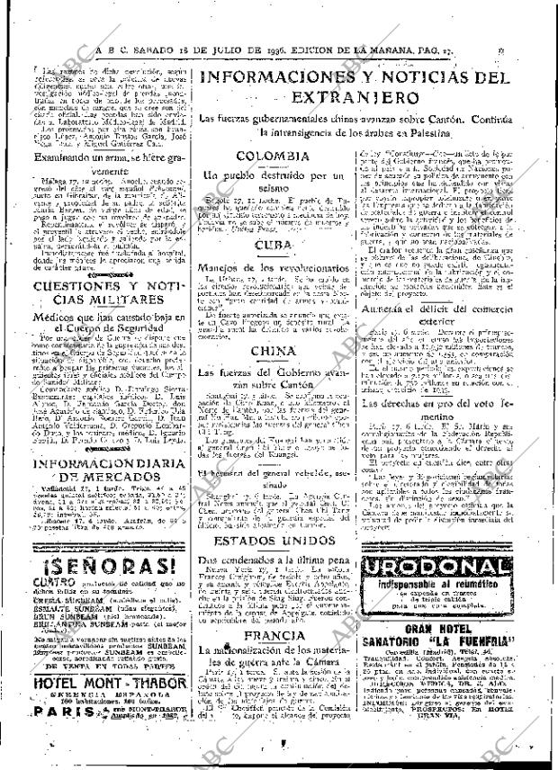 ABC MADRID 18-07-1936 página 27