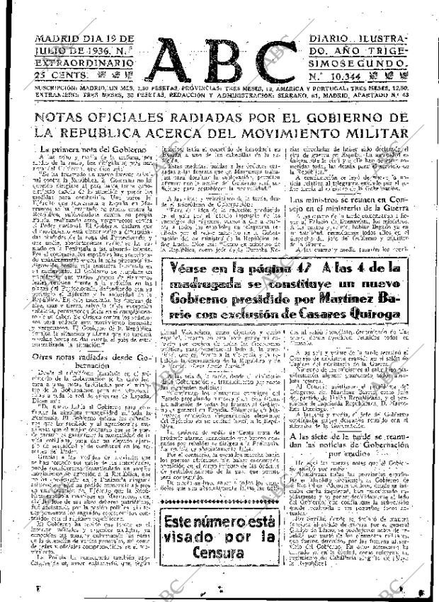 ABC MADRID 19-07-1936 página 31