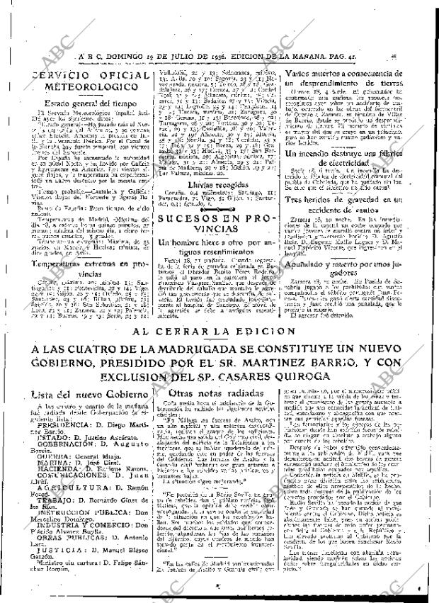 ABC MADRID 19-07-1936 página 41