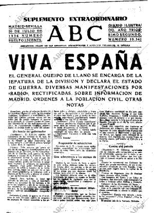 ABC SEVILLA 20-07-1936 página 1