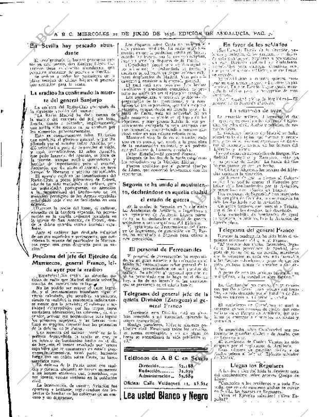 ABC SEVILLA 22-07-1936 página 3