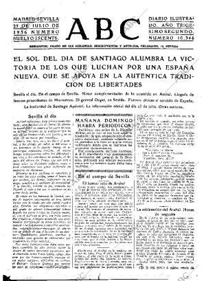 ABC SEVILLA 25-07-1936 página 1