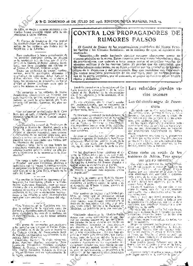 ABC MADRID 26-07-1936 página 25